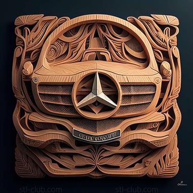 3D модель Mercedes Benz B (STL)